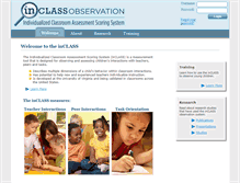 Tablet Screenshot of inclassobservation.com